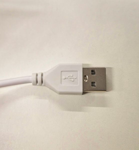 Шнур USB 2.0, білий 1 м 80 фото