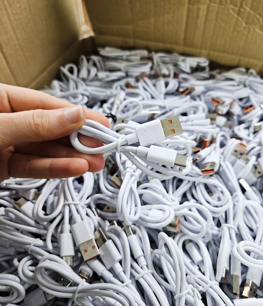Кабель USB 2.0 - Type-C, 6А, белый 0,5 м 80 фото