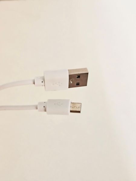 Кабель USB 2.0 - micro USB, белый, 0,8 м КМ1 фото