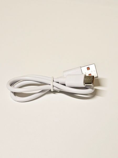 copy_Шнур USB 2.0 - Type-C, 6А, білий 0,8 м 88 фото